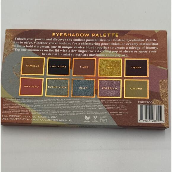 Destino Eyeshadow Palette New in Box - Picture 5 of 10